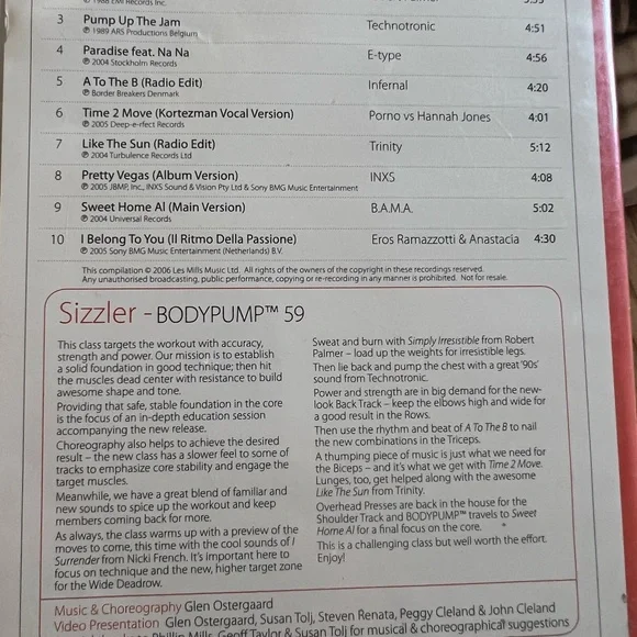 Bundle of 4 Les Mills Body Pump DVDs - Picture 4 of 4